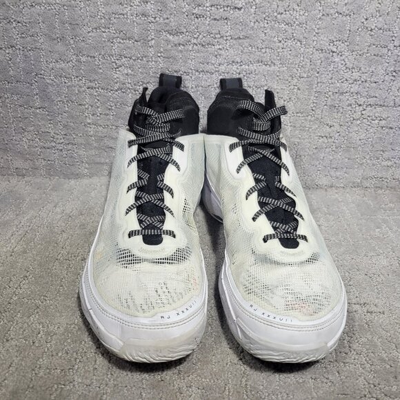 Air Jordan XXXVII Oreo DD6958-108 Mens Size 12 White/Black Basketball Shoes - Picture 2 of 10